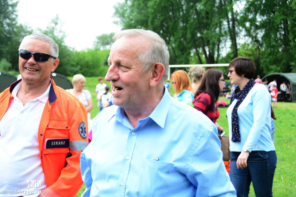 Mariusz Wlazły pobiegł razem z dziećmi