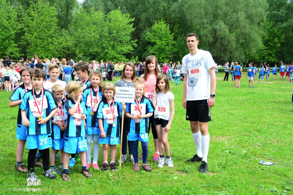 Mariusz Wlazły pobiegł razem z dziećmi