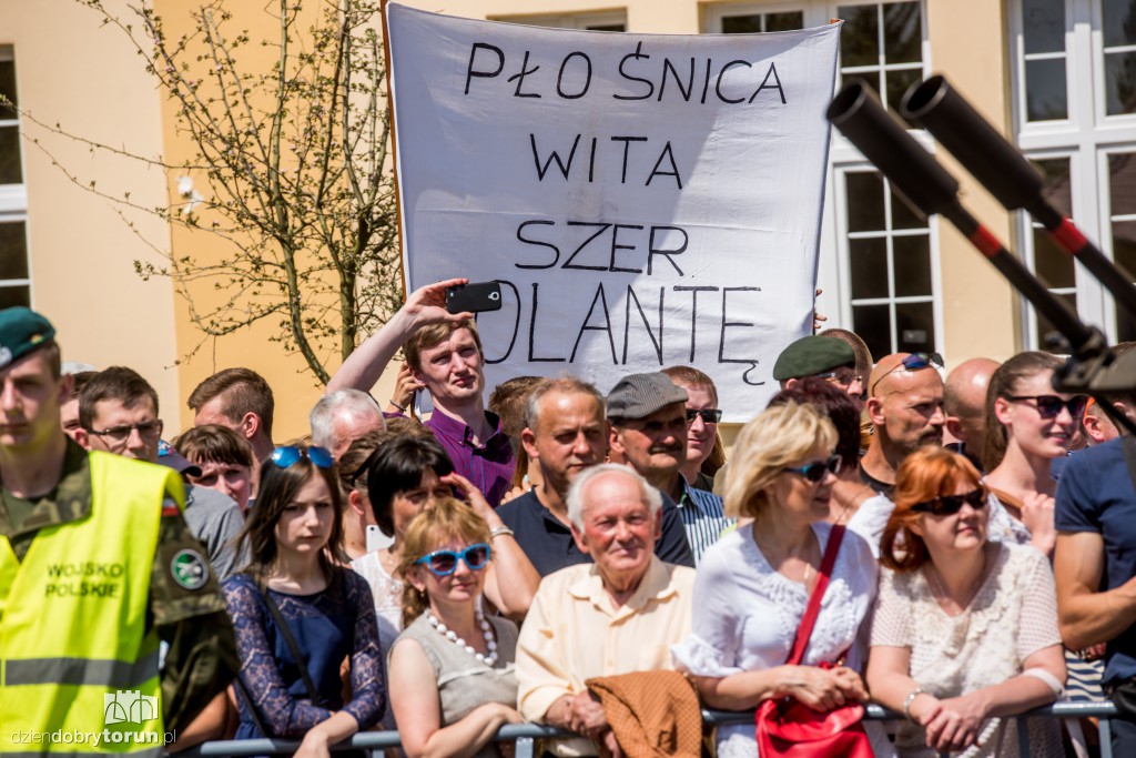 Przysięga elewów NSR w Toruniu