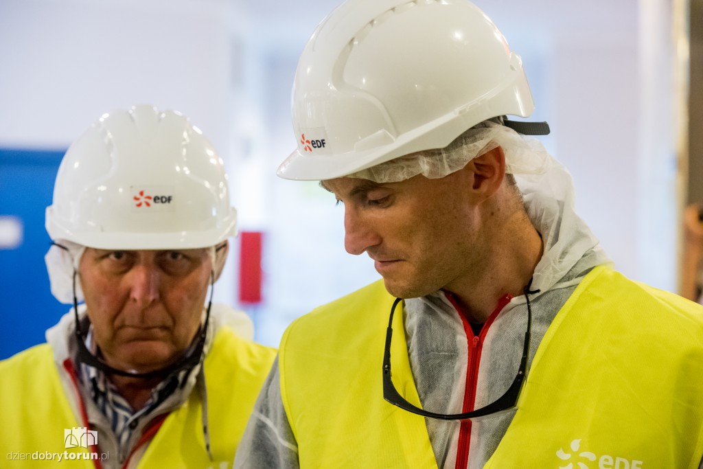 Zwiedzanie nowej elektrociepłowni EDF