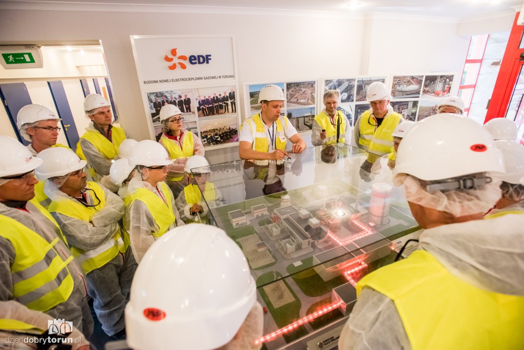 Zwiedzanie nowej elektrociepłowni EDF