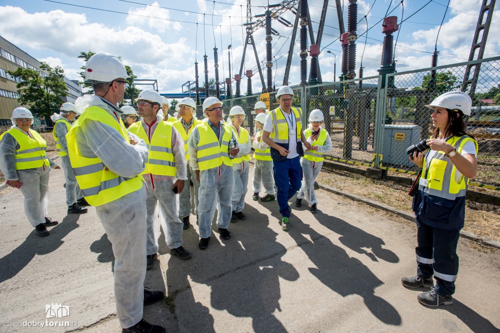 Zwiedzanie nowej elektrociepłowni EDF