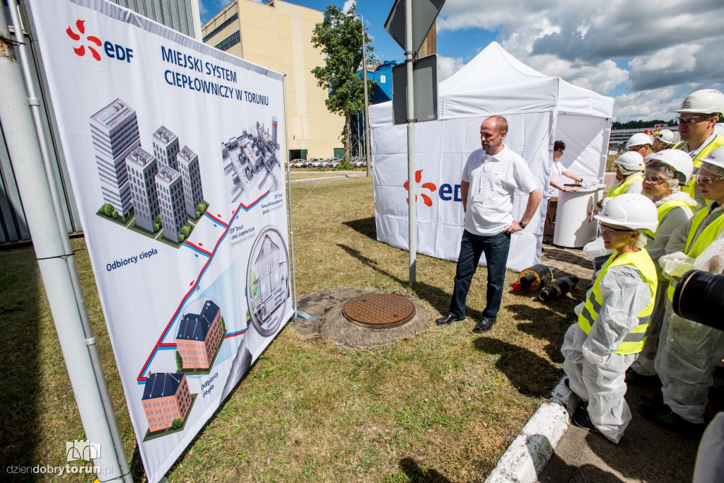 Zwiedzanie nowej elektrociepłowni EDF