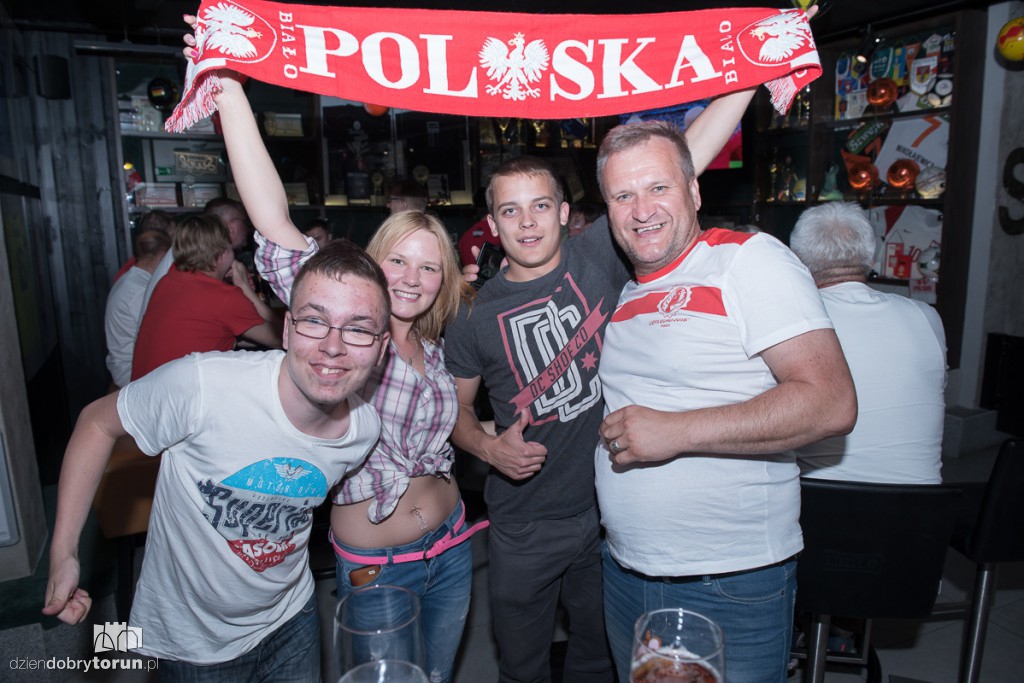 Tak torunianie kibicowali Polakom