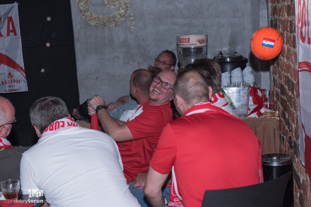 Tak torunianie kibicowali Polakom