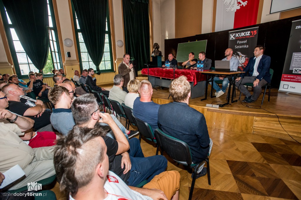 Paweł Kukiz przyjechał do Torunia