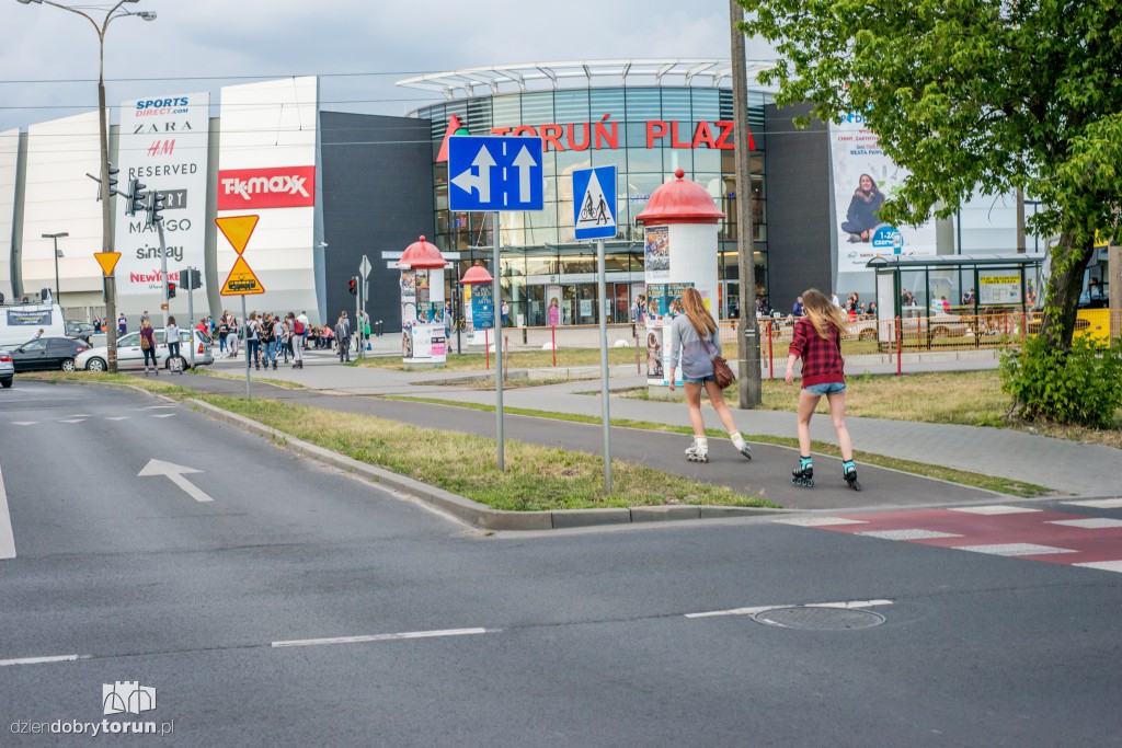 Rajd na rolkach na Bydgoskim Przedmieściu