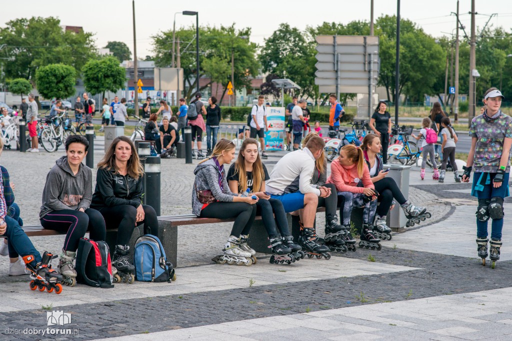 Rajd na rolkach na Bydgoskim Przedmieściu