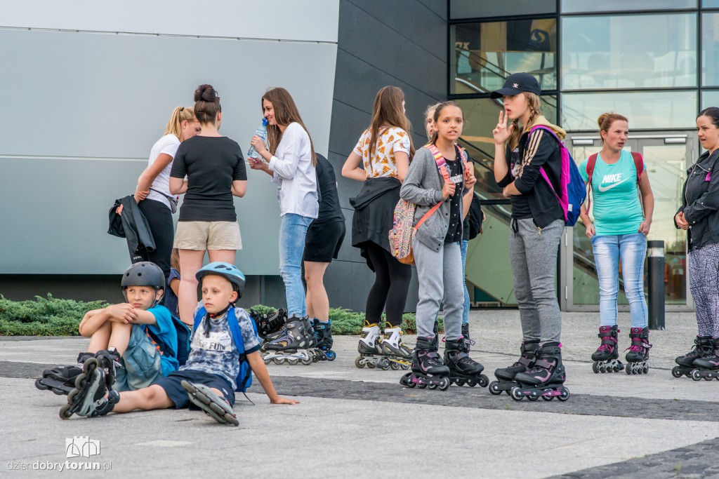 Rajd na rolkach na Bydgoskim Przedmieściu