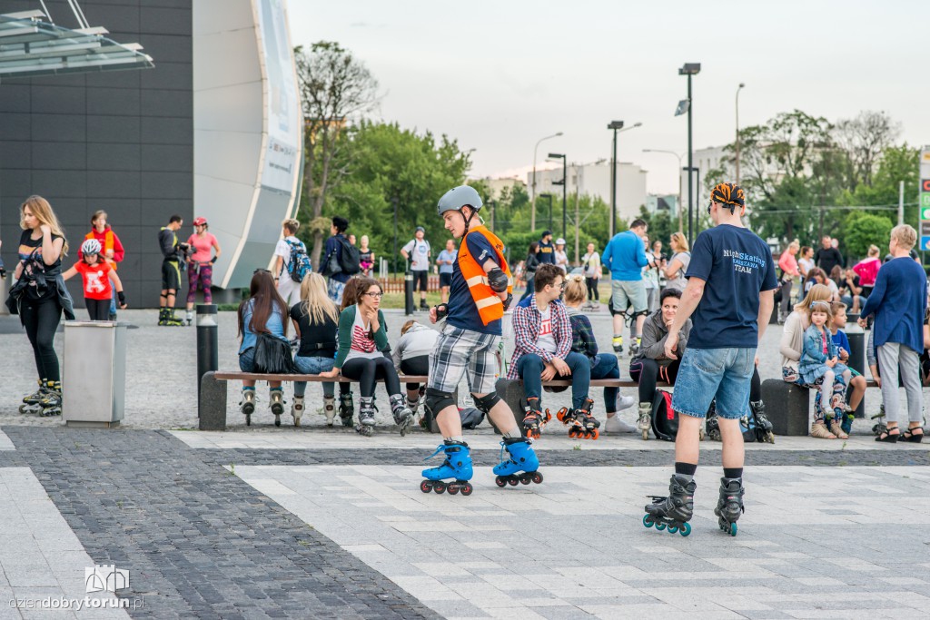 Rajd na rolkach na Bydgoskim Przedmieściu