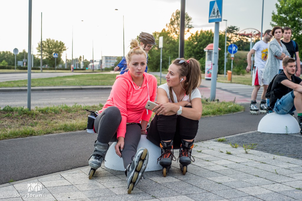 Rajd na rolkach na Bydgoskim Przedmieściu