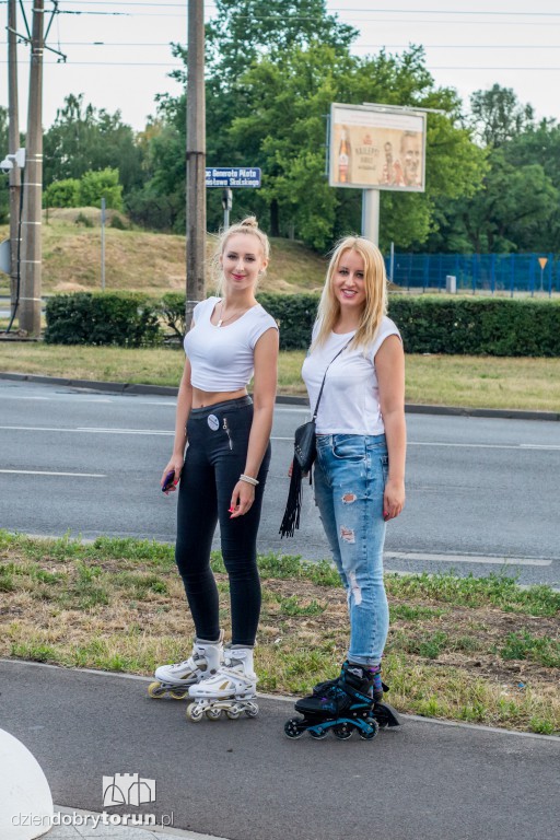 Rajd na rolkach na Bydgoskim Przedmieściu
