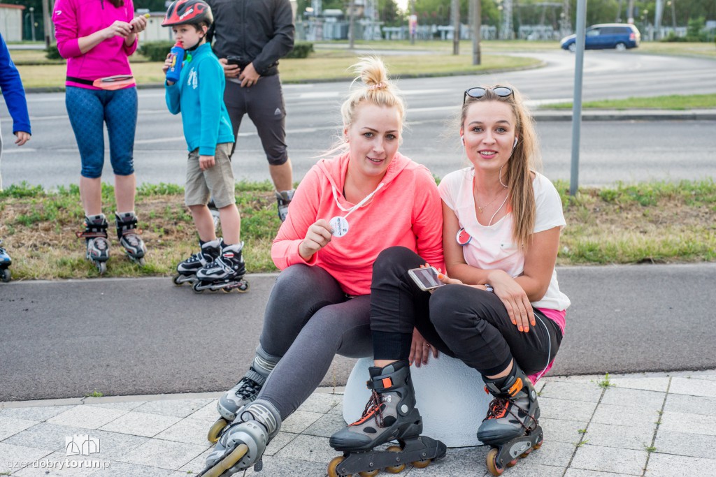 Rajd na rolkach na Bydgoskim Przedmieściu