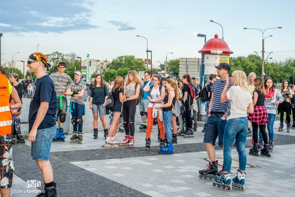 Rajd na rolkach na Bydgoskim Przedmieściu