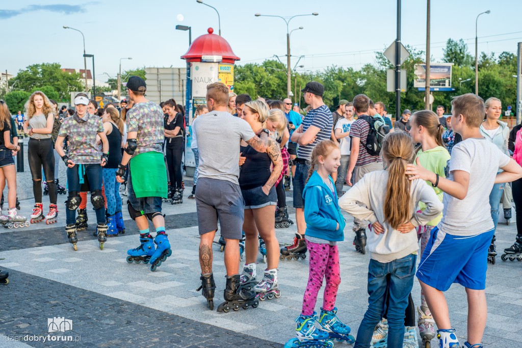 Rajd na rolkach na Bydgoskim Przedmieściu