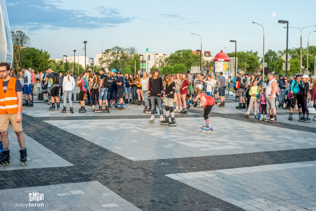 Rajd na rolkach na Bydgoskim Przedmieściu