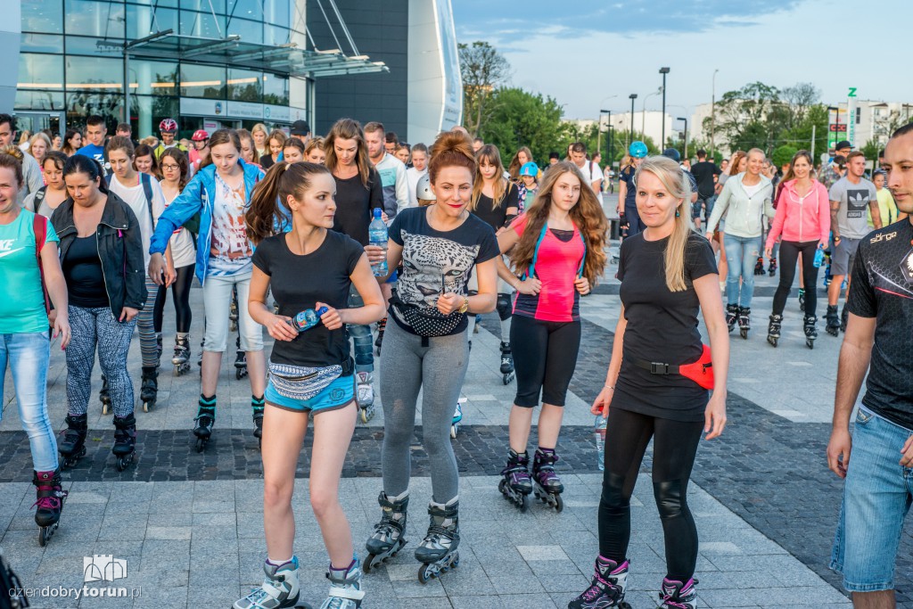 Rajd na rolkach na Bydgoskim Przedmieściu
