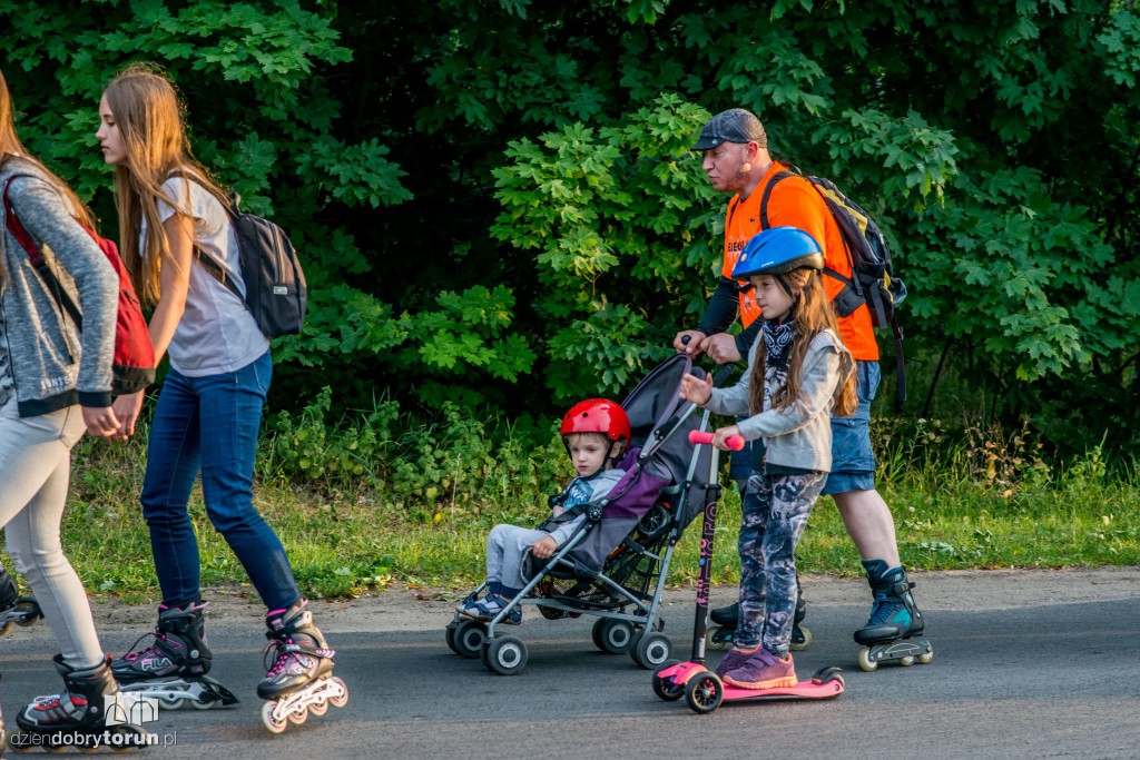 Rajd na rolkach na Bydgoskim Przedmieściu