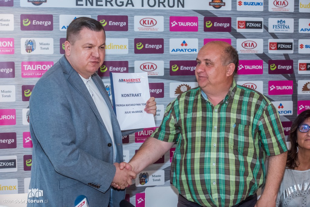 Julie McBride zawodniczką Energi Toruń