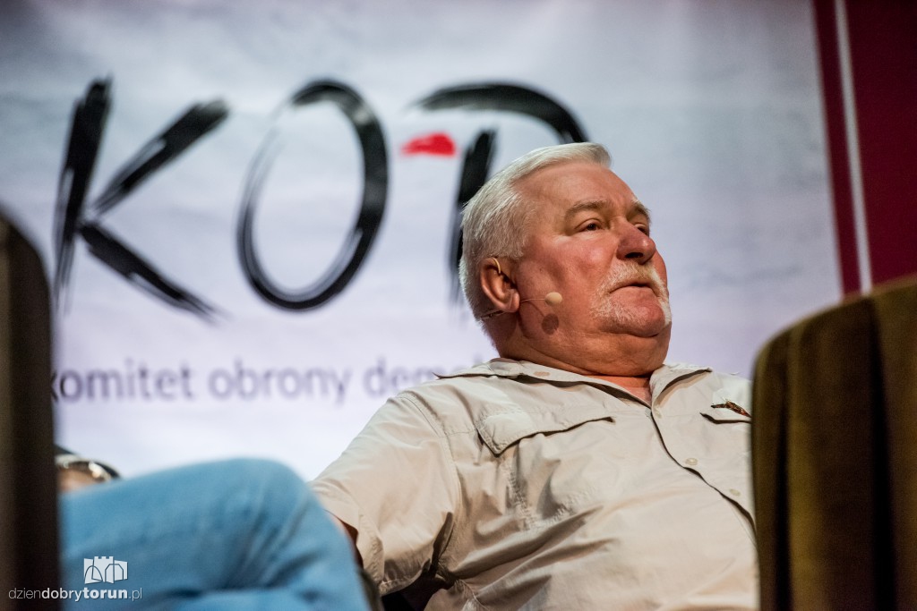 Lech  Wałęsa w CKK Jordanki