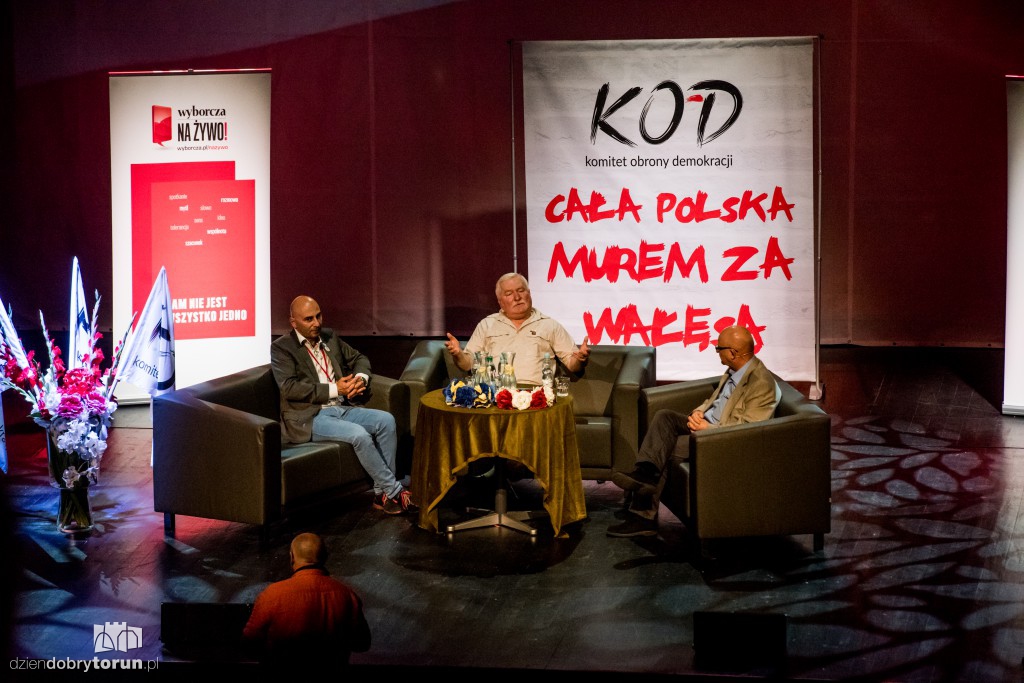 Lech  Wałęsa w CKK Jordanki