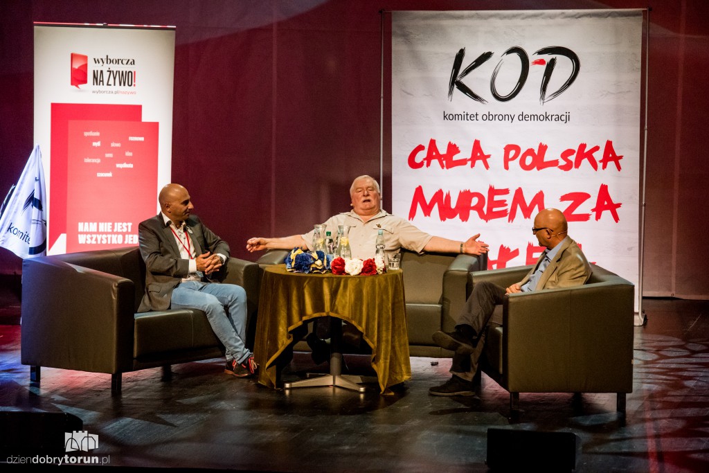 Lech  Wałęsa w CKK Jordanki