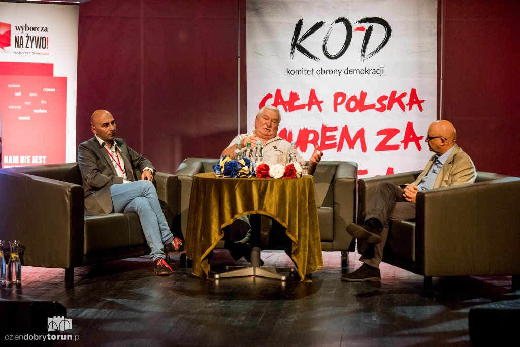 Lech  Wałęsa w CKK Jordanki