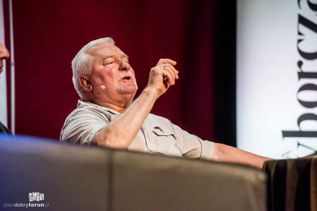 Lech  Wałęsa w CKK Jordanki