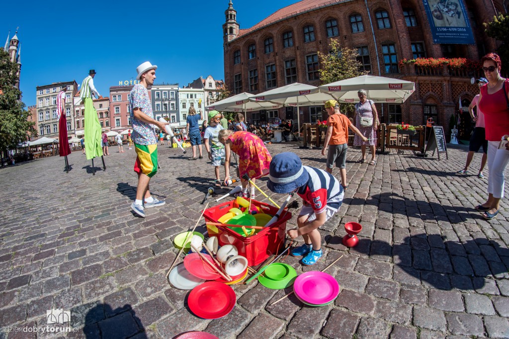 Warsztaty cyrkowe na Starówce