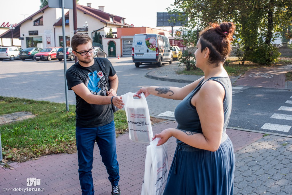 Kolportaż gazety 