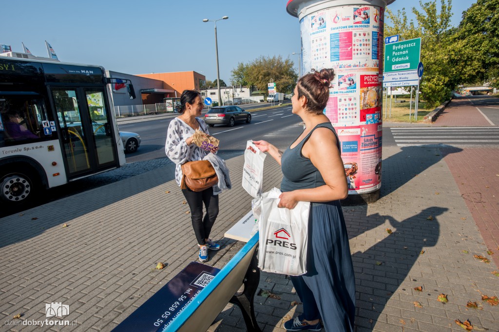 Kolportaż gazety 
