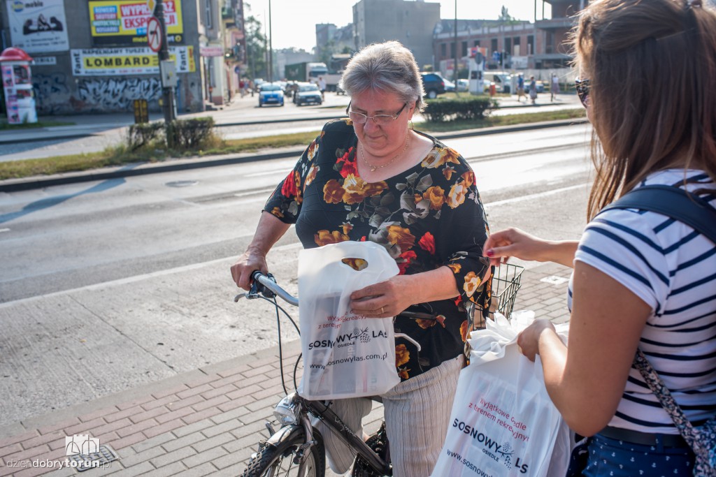 Kolportaż gazety 