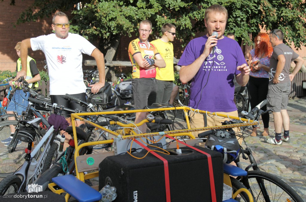 Setki rowerów na ulicach Torunia