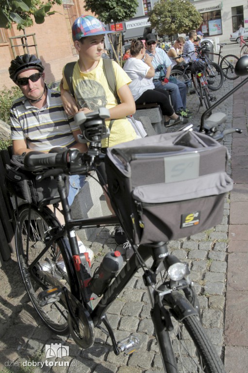 Setki rowerów na ulicach Torunia