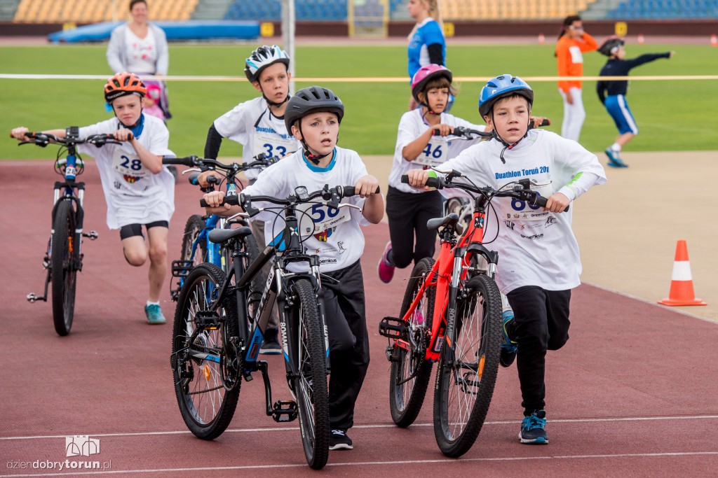 Duathlon na stadionie miejskim