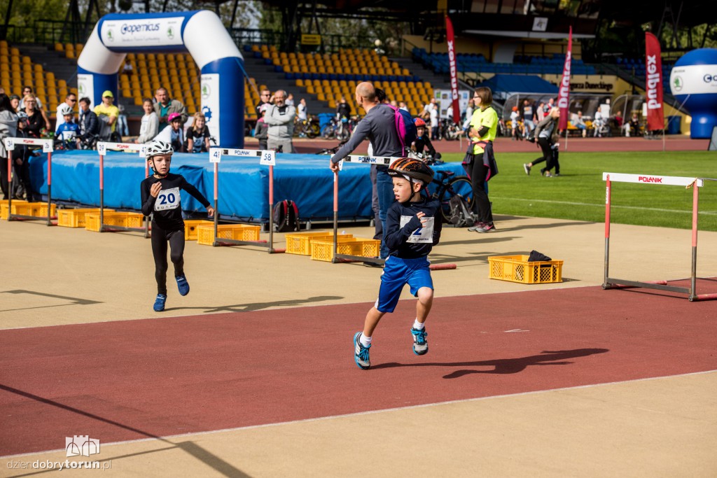 Duathlon na stadionie miejskim