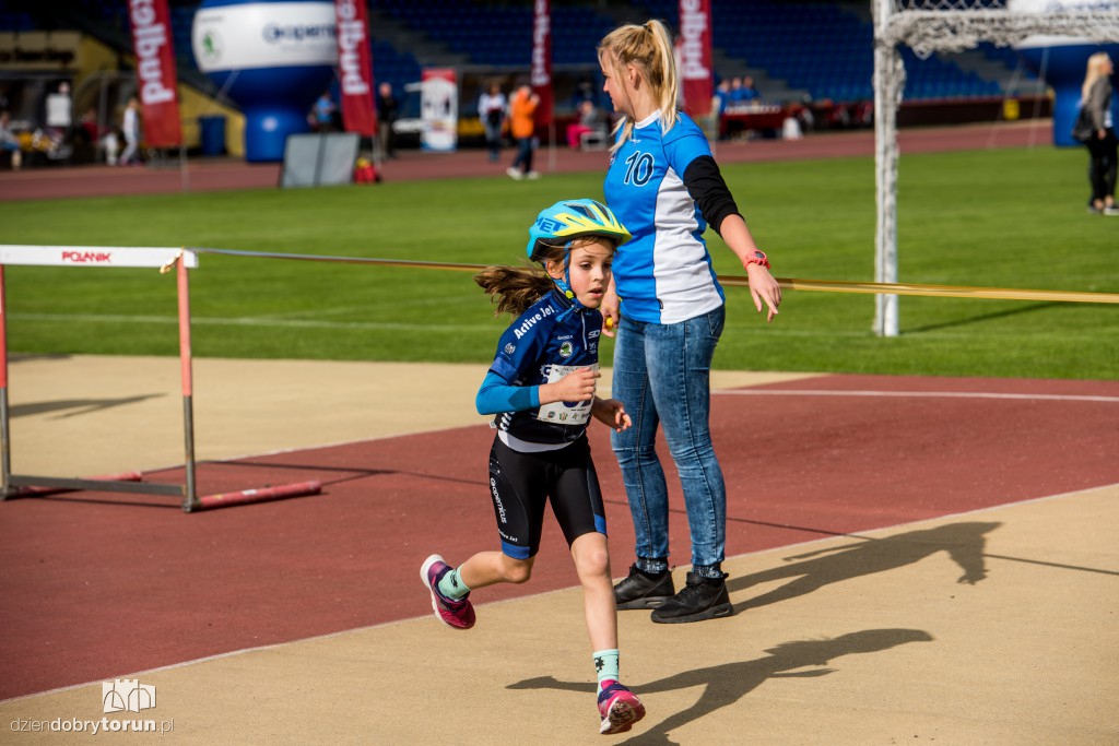 Duathlon na stadionie miejskim