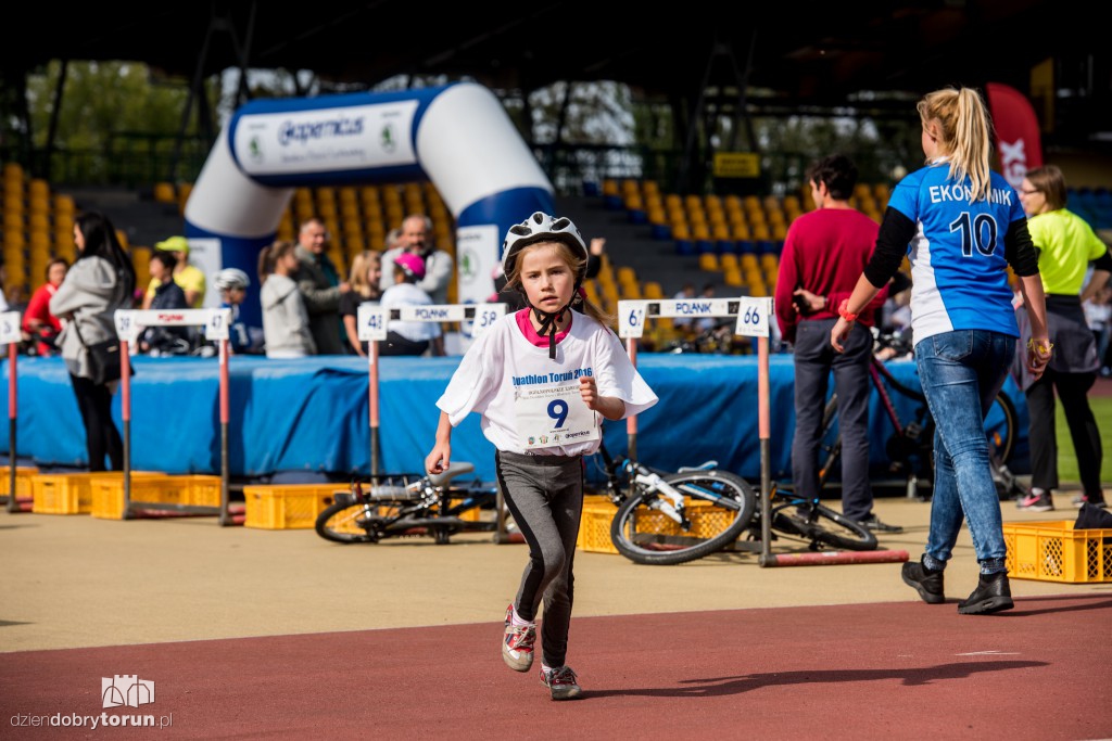 Duathlon na stadionie miejskim