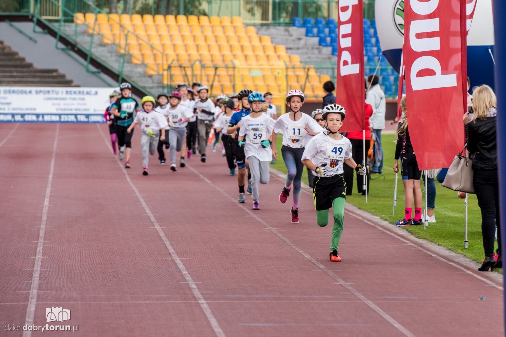 Duathlon na stadionie miejskim