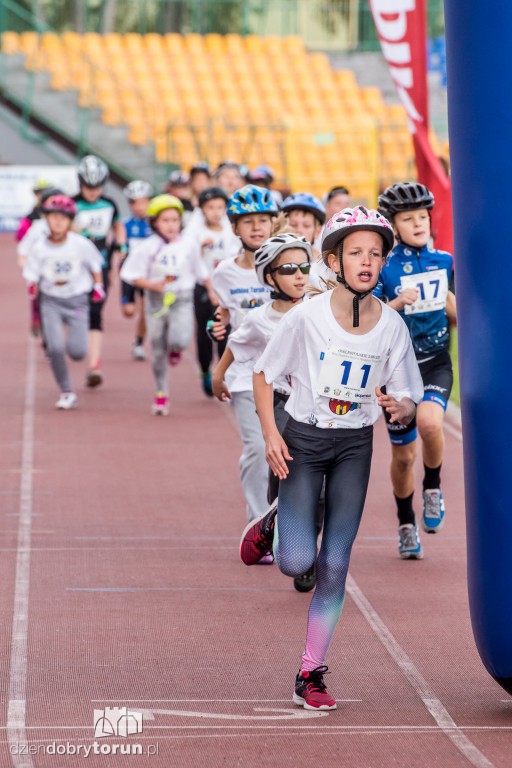 Duathlon na stadionie miejskim