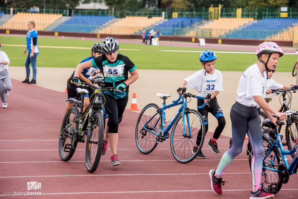 Duathlon na stadionie miejskim