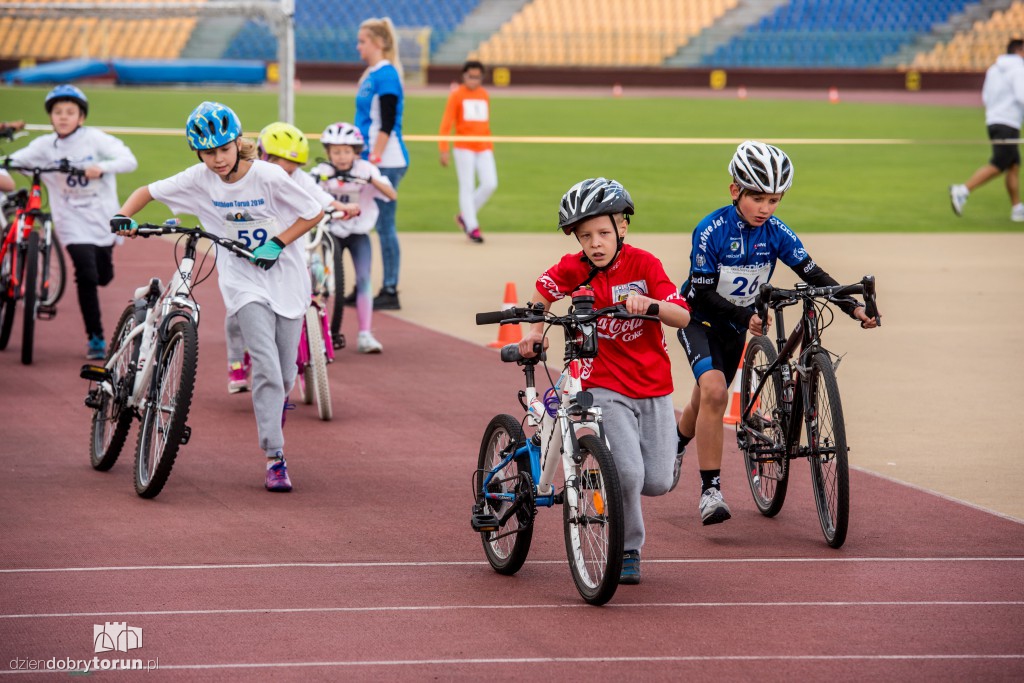 Duathlon na stadionie miejskim