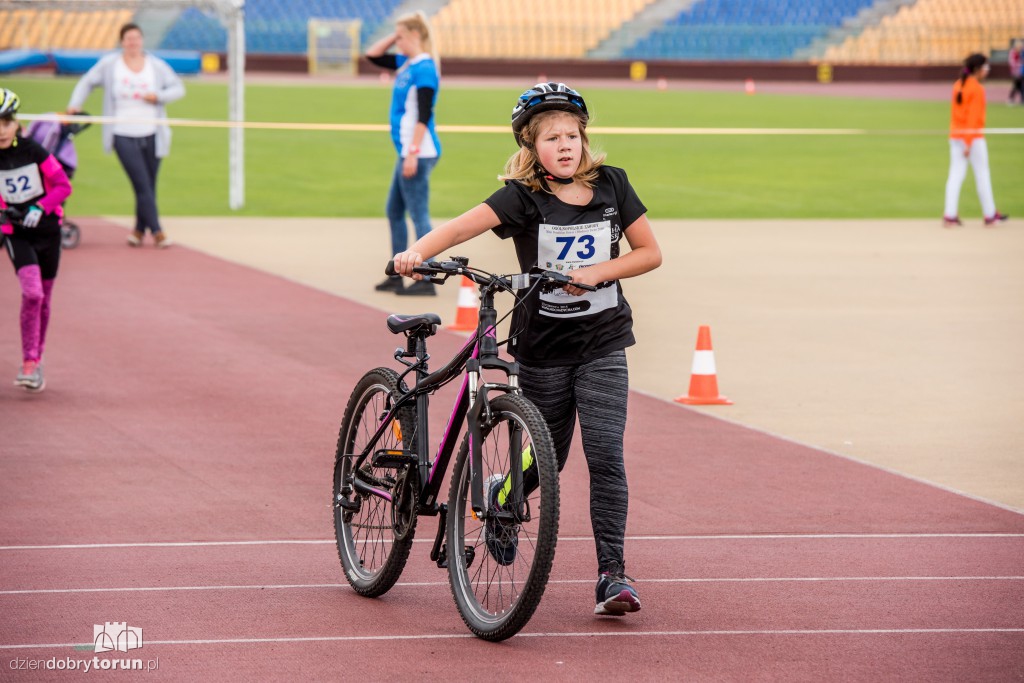 Duathlon na stadionie miejskim