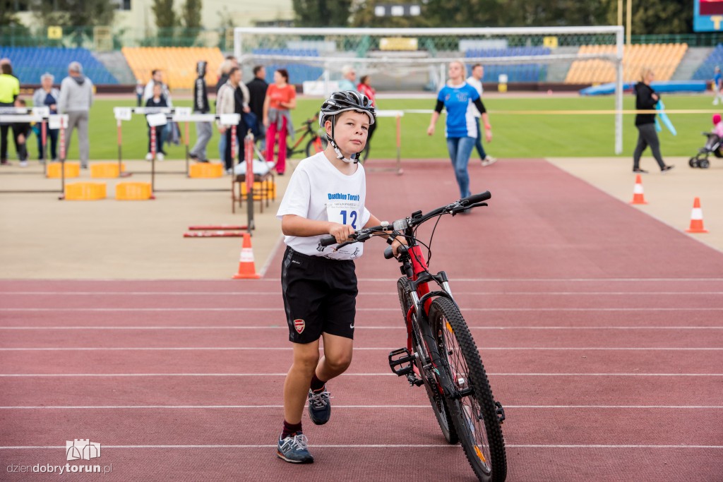 Duathlon na stadionie miejskim