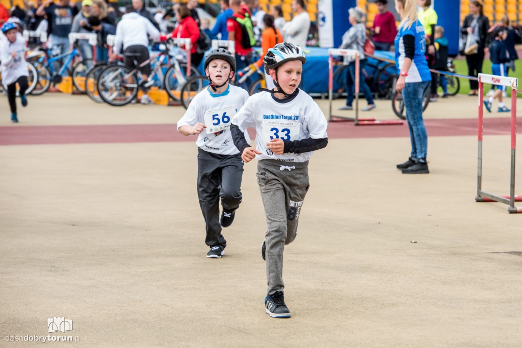 Duathlon na stadionie miejskim