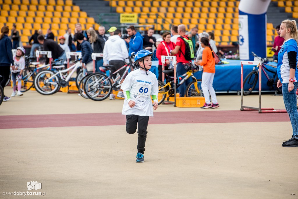 Duathlon na stadionie miejskim