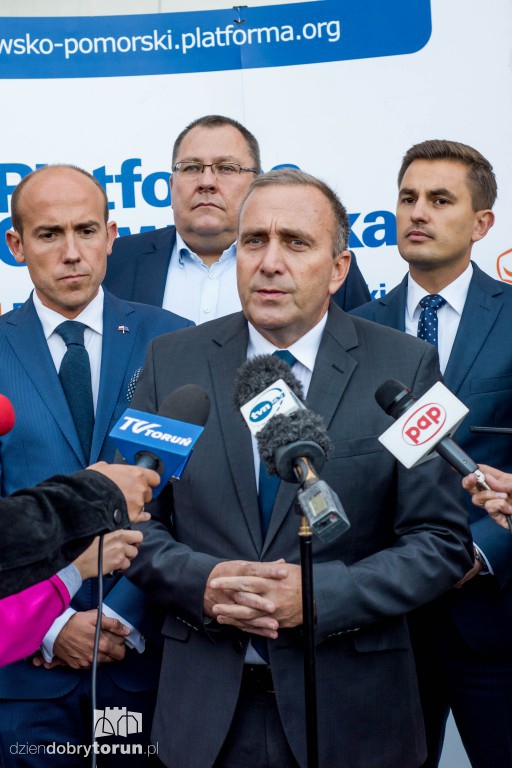 Liderzy PO na konwencji w Toruniu