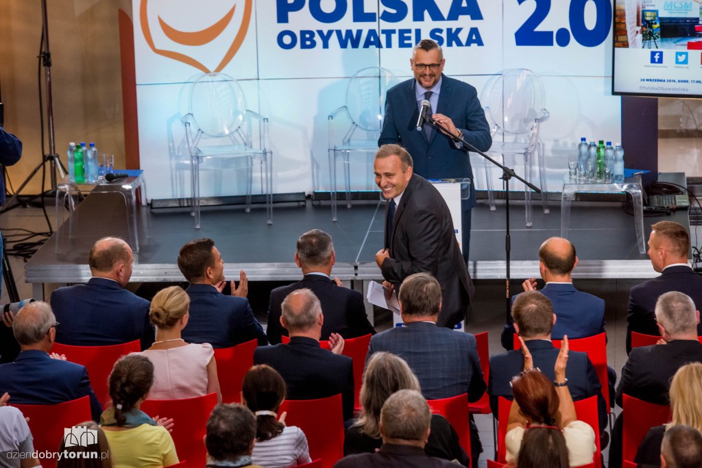 Liderzy PO na konwencji w Toruniu