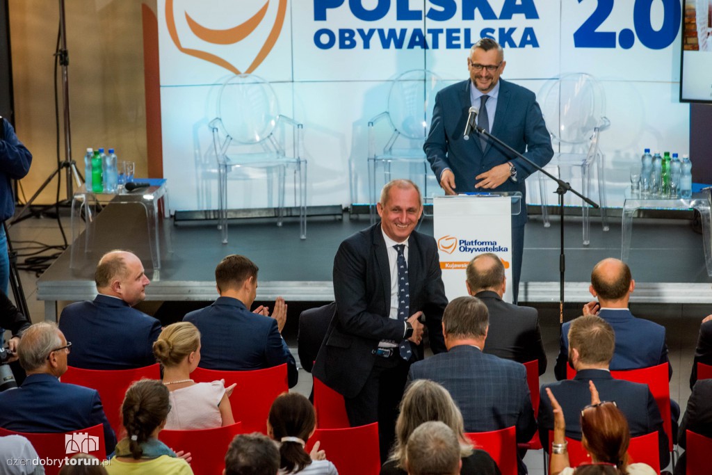 Liderzy PO na konwencji w Toruniu