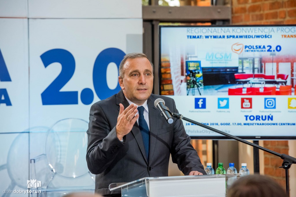 Liderzy PO na konwencji w Toruniu